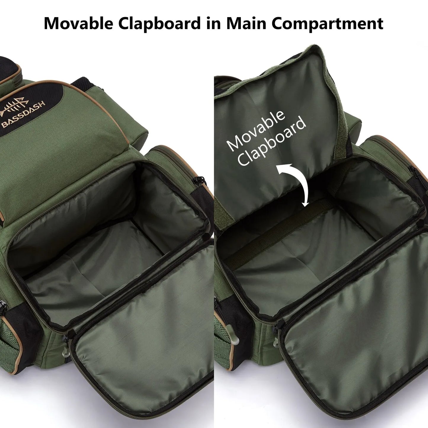 Mochila Táctica de Pesca Bassdash – Versatilidad, Resistencia y Organización Total