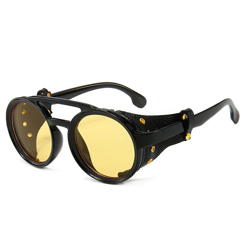 Gafas de Sol Steampunk con Escudos Laterales – Diseño Retro e Industrial