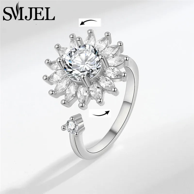 Anillo Anti-Estrés “Sunflower Spin”
