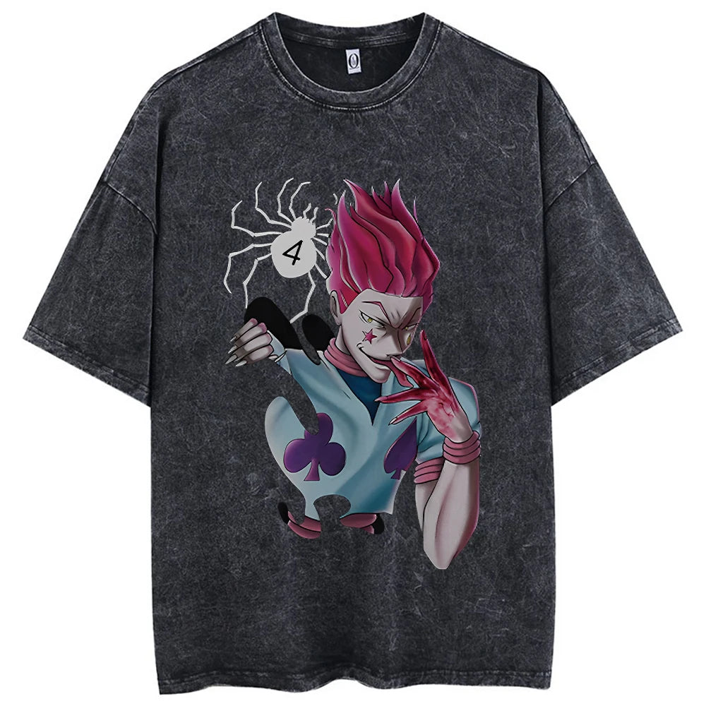 Anime Hunter x Hunter T-Shirt - Phantom Troupe | Estilo Vintage Oversized