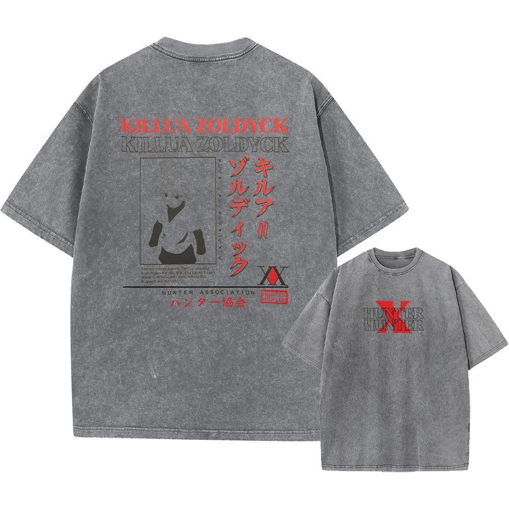 Anime Hunter x Hunter T-Shirt - Phantom Troupe | Estilo Vintage Oversized