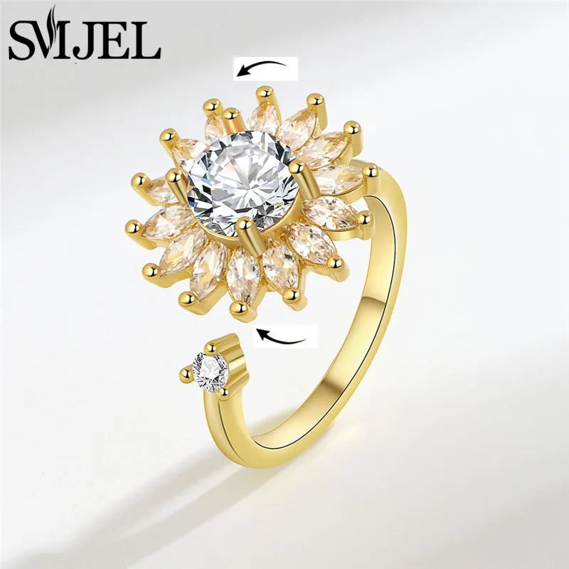 Anillo Anti-Estrés “Sunflower Spin”