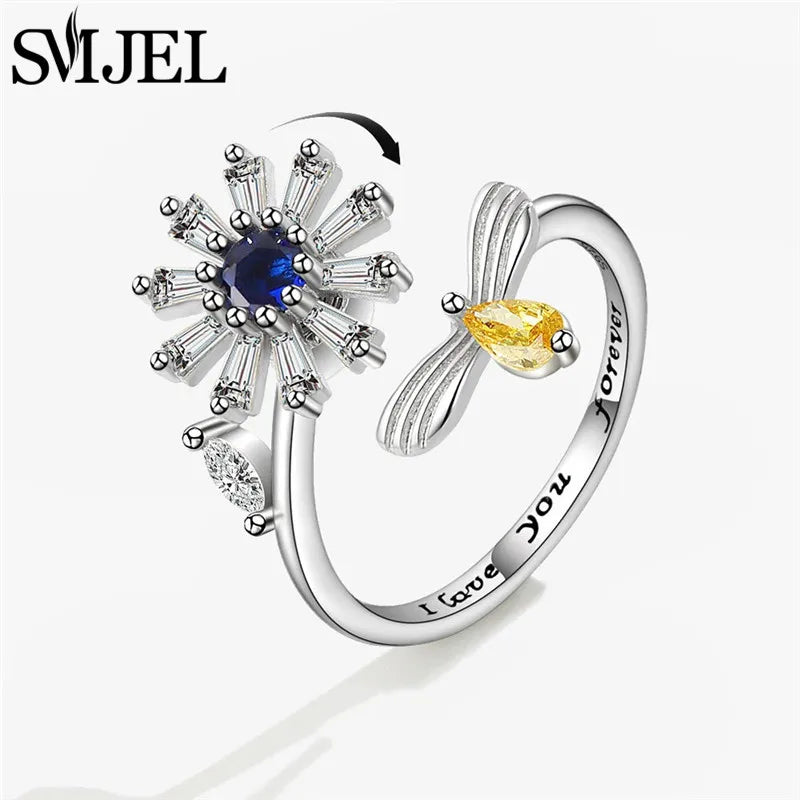 Anillo Anti-Estrés “Sunflower Spin”