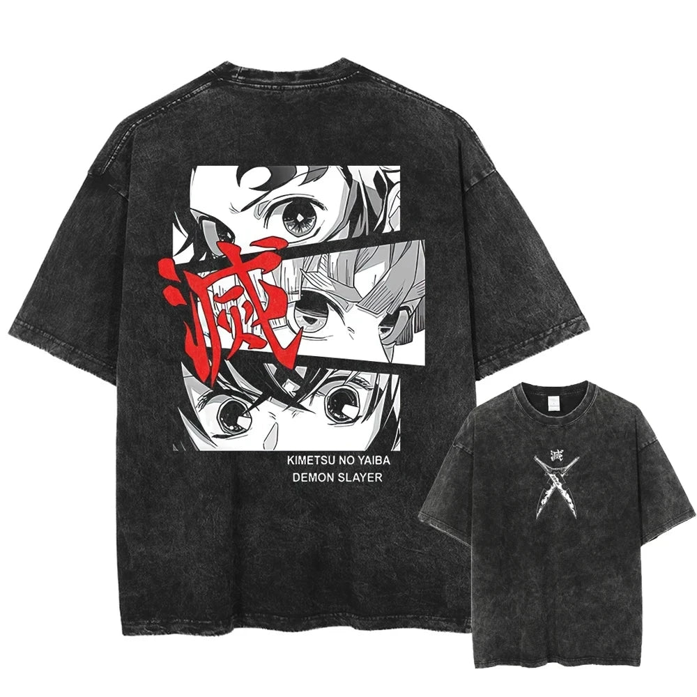 Polera oversize Demon Slayer