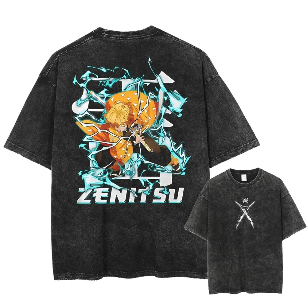 Polera oversize Demon Slayer