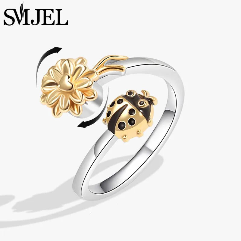 Anillo Anti-Estrés “Sunflower Spin”