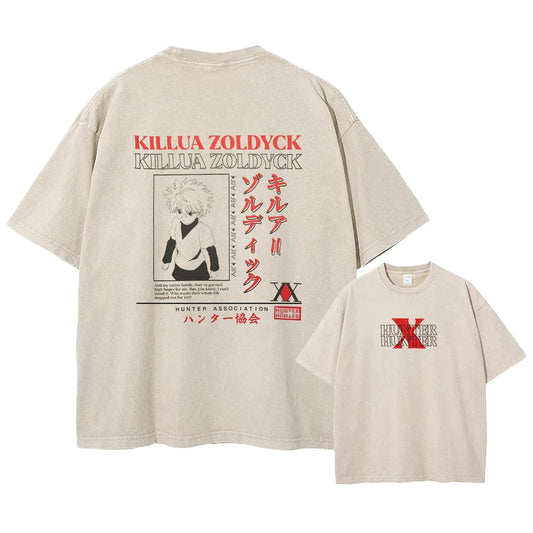 Anime Hunter x Hunter T-Shirt - Phantom Troupe | Estilo Vintage Oversized