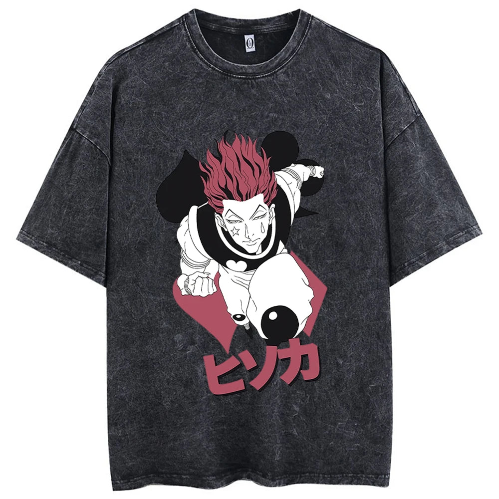 Anime Hunter x Hunter T-Shirt - Phantom Troupe | Estilo Vintage Oversized