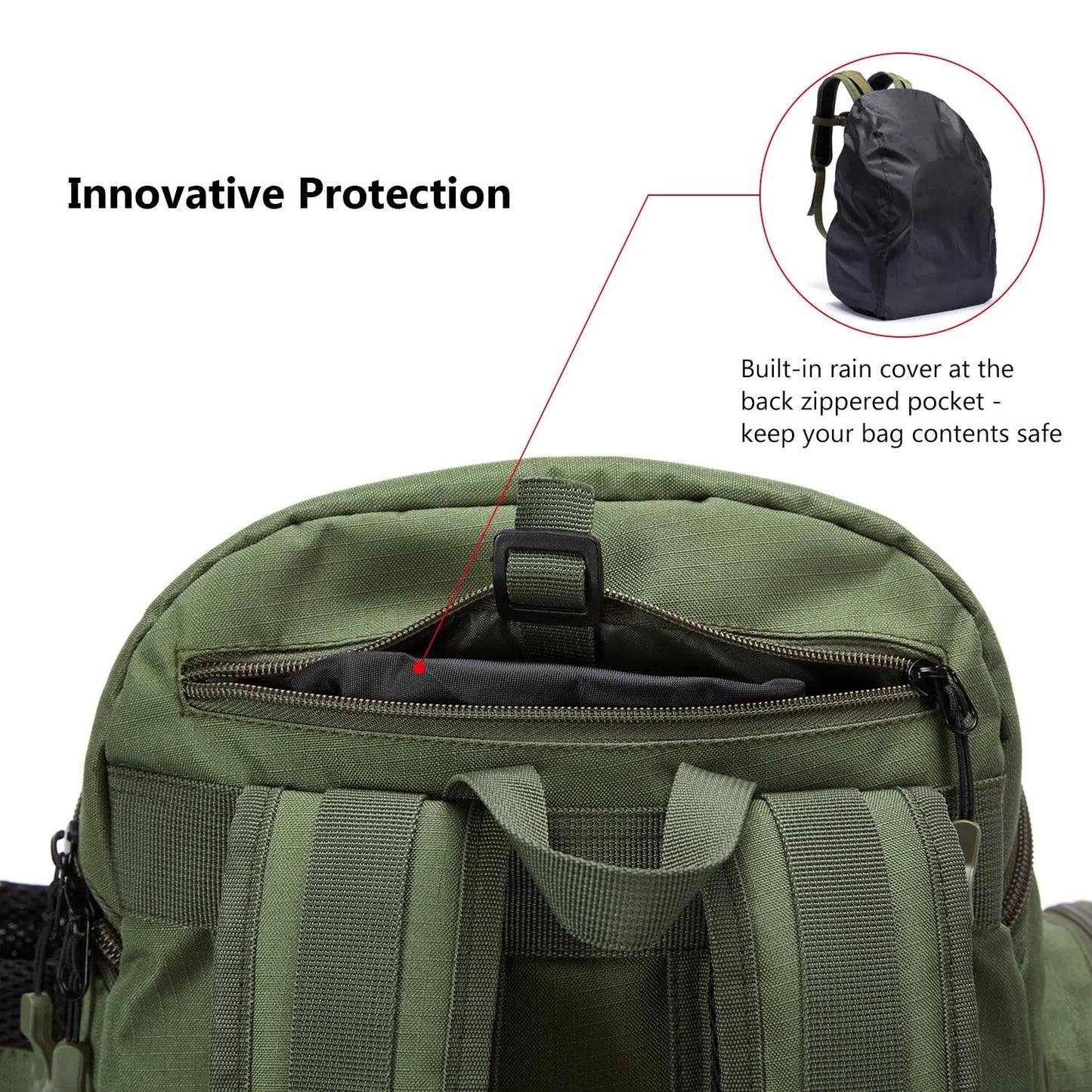 Mochila Táctica de Pesca Bassdash – Versatilidad, Resistencia y Organización Total