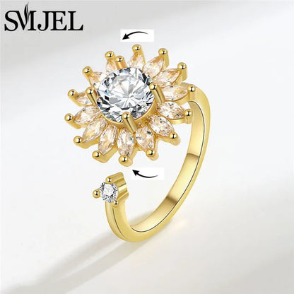 Anillo Anti-Estrés “Sunflower Spin”