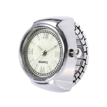 Anillo Reloj Ajustable – Elegancia y Estilo con Función Útil