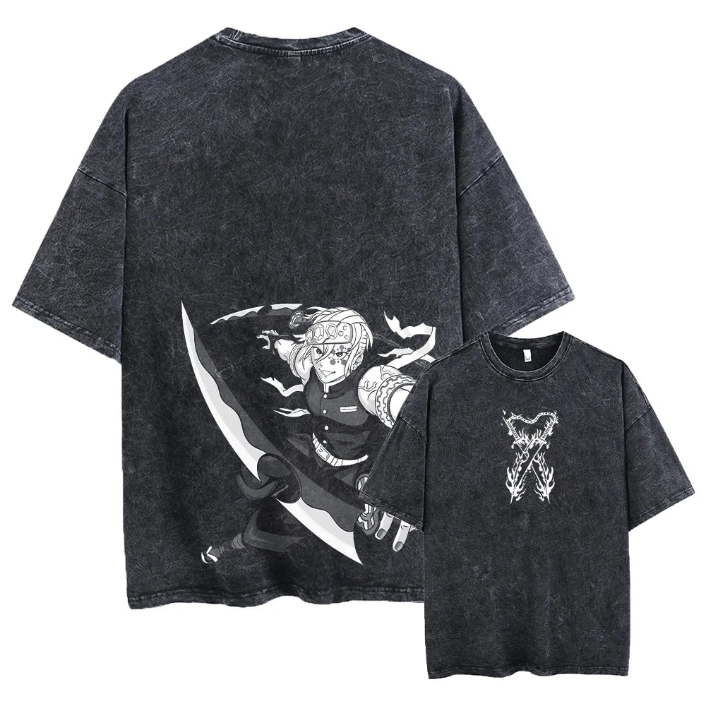Polera oversize Demon Slayer