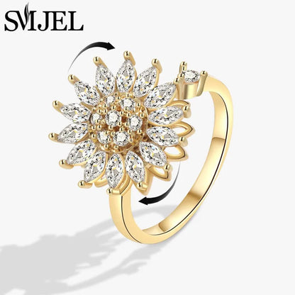 Anillo Anti-Estrés “Sunflower Spin”