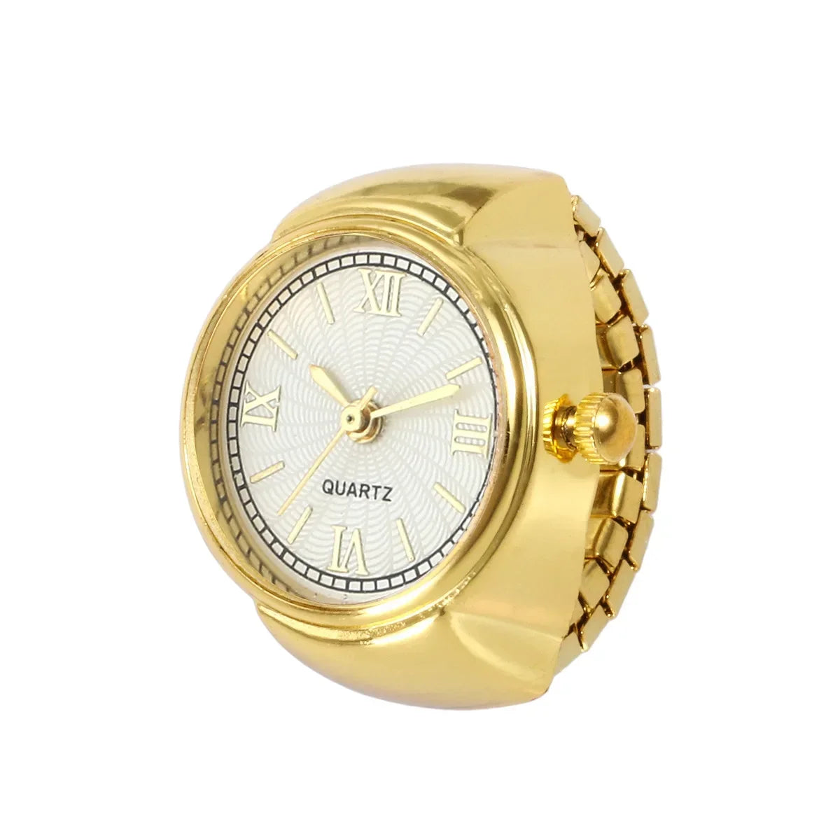 Anillo Reloj Ajustable – Elegancia y Estilo con Función Útil