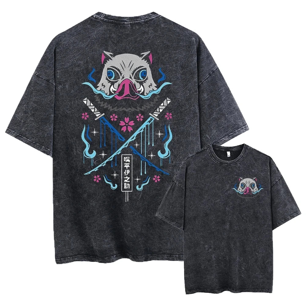 Polera oversize Demon Slayer
