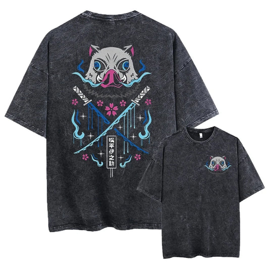 Polera oversize Demon Slayer